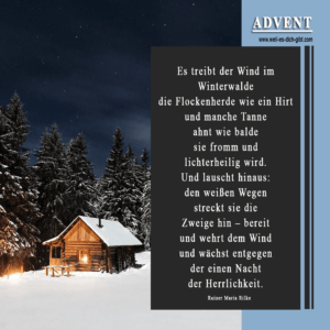 Weihnachtsgedicht - Winterwald - Rainer Maria Rilke