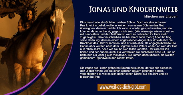 Jonas und das Knochenweib - ein Märchen aus Litauen