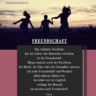 Gedicht von Cicero über Freundschaft