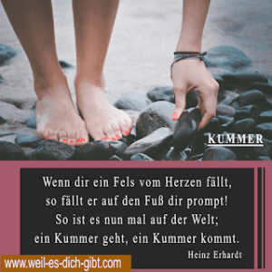 Fels - Herzen fällt - Kummer - Heinz Erhardt