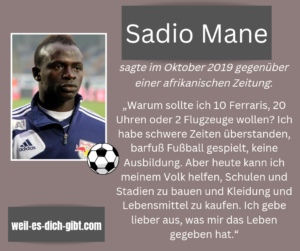 Sadio Mane, senegalesischer Fußballspieler