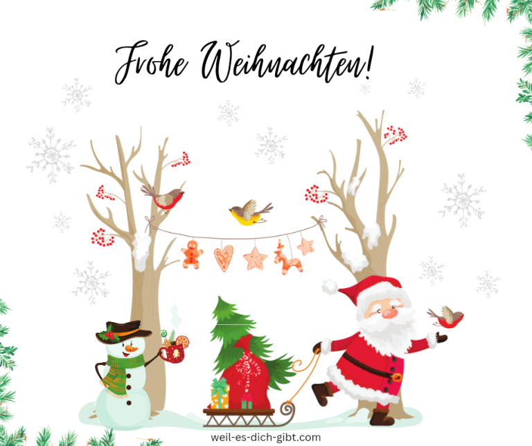 Frohe Weihnachten 😍 Weil es dich gibt