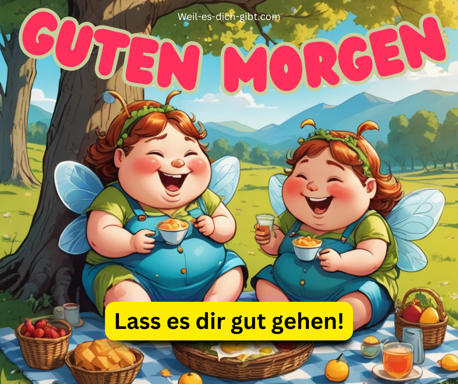 Guten Morgen! Lass es dir gut gehen!