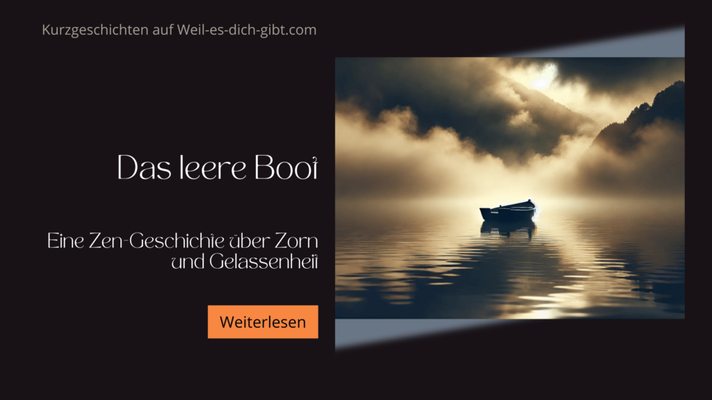 Das leere Boot – Eine Zen-Geschichte über Zorn und Gelassenheit | Inspirierende Sprüche & Lebensweisheiten
