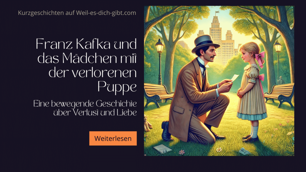 Franz Kafka und das Mädchen mit der verlorenen Puppe – Eine bewegende Geschichte über Verlust und Liebe | Inspirierende Sprüche & Lebensweisheiten