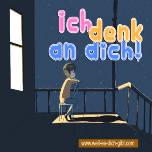 „Ich denk an dich.“ – Eine Nachricht nur für dich.