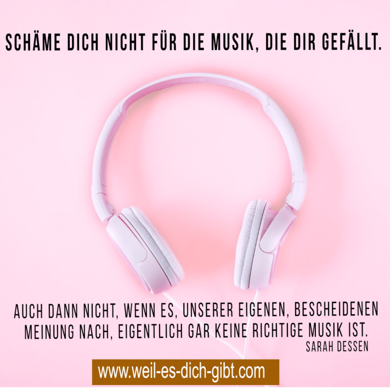 „Schäme dich nicht für die Musik, die dir gefällt.“ – Warum Musikgeschmack eine Frage des Herzens ist 🎶❤️