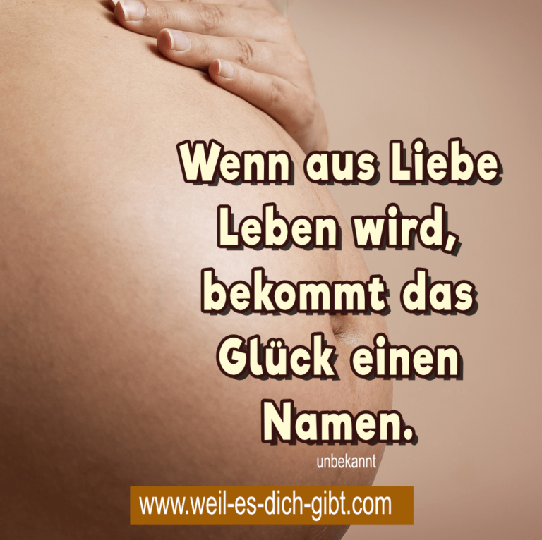 „Wenn aus Liebe Leben wird, bekommt das Glück einen Namen.“ – Eine herzliche Gratulation zur Geburt