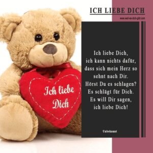 ❤️ Ich liebe dich – Ein einfaches, ehrliches Gedicht über Herzenssehnsucht – Weil es dich gibt