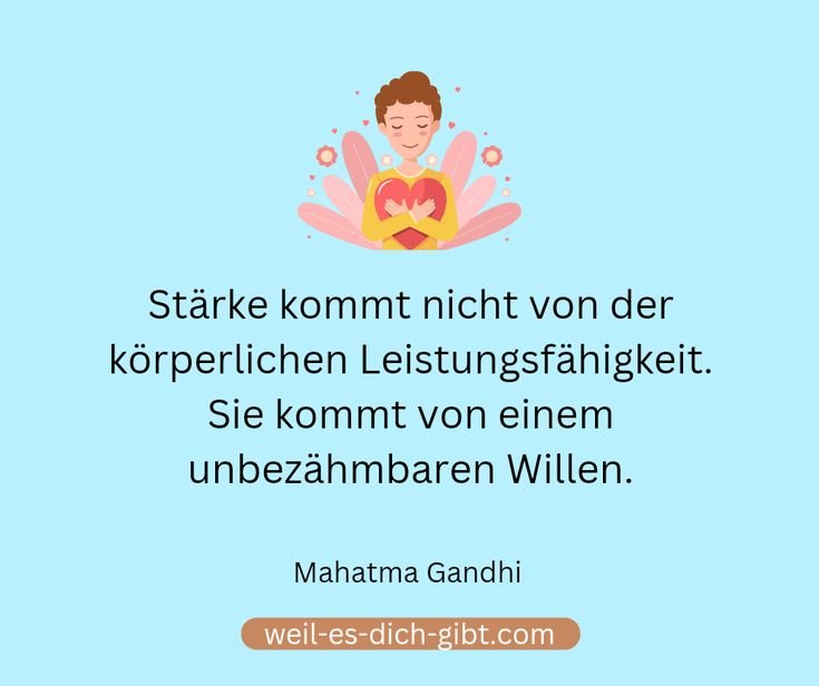 Staerke Mahatma Gandhi 😍 Weil es dich gibt