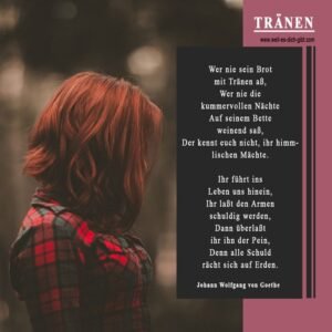 🌧️ Wer nie sein Brot mit Tränen aß – Johann Wolfgang von Goethe | Ein Gedicht über Leid, Reife und das Ringen mit dem Schicksal