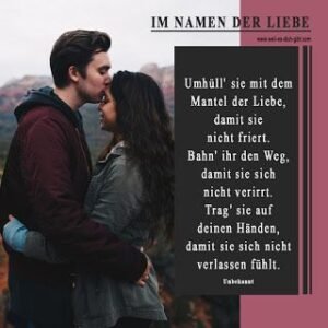 💖 Im Namen der Liebe | Ein leises Versprechen von Geborgenheit – Weil es dich gibt