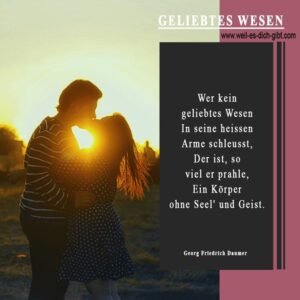 🔥 Wer kein geliebtes Wesen… – Georg Friedrich Daumer über die Notwendigkeit der Liebe