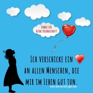 💞 Danke, dass es dich gibt – Ein Herz für echte Freundschaft