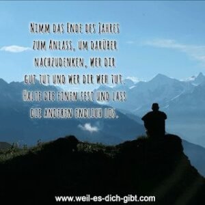 „Nimm dir das Ende des Jahres zum Anlass…“ – Warum Loslassen und Festhalten so wichtig ist