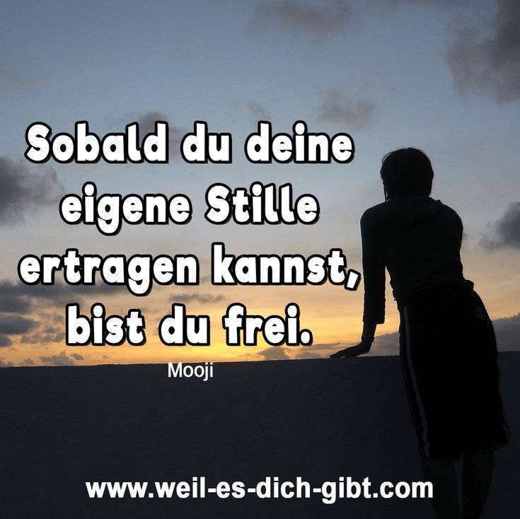 Sobald du deine eigene Stille ertragen kannst, bist du frei – Mooji
