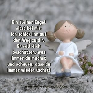 Ein kleiner Engel – unsichtbar, aber immer da.