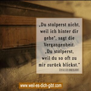 Die Vergangenheit loslassen: Warum ständiges Zurückblicken uns stolpern lässt