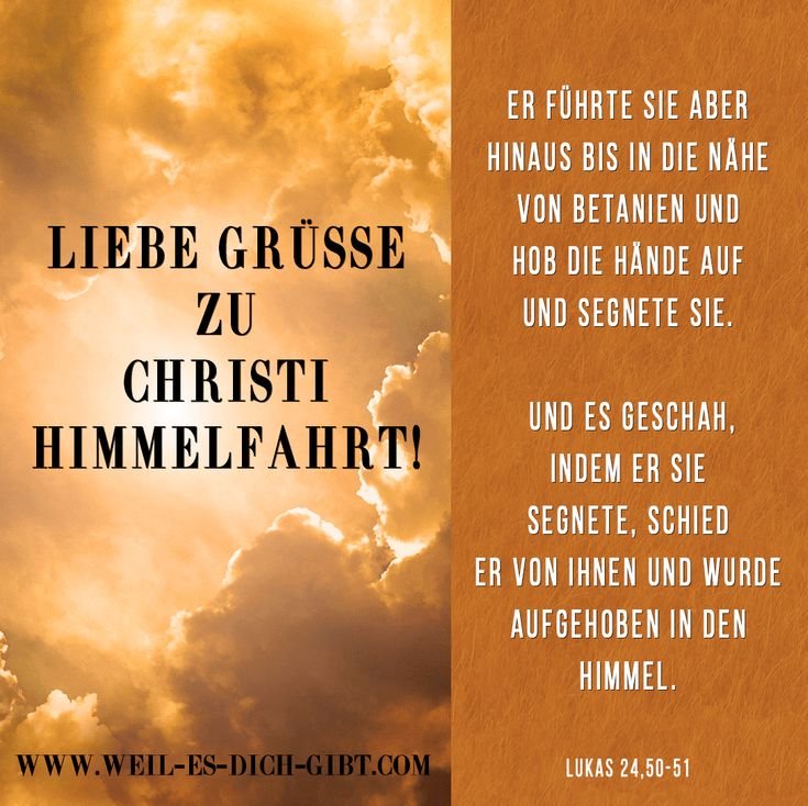 Illustration zum Thema: Er Führte Sie Hinaus Bis Betanien Gedanken Christi Himmelfahrt