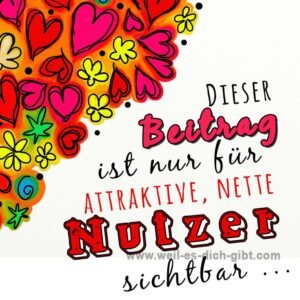 Dieser Beitrag ist nur für attraktive, nette Nutzer sichtbar … 😉