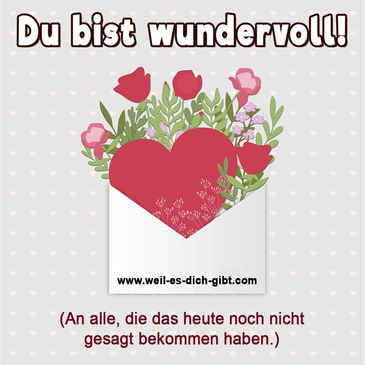 Du bist wundervoll! – Ein kleiner Impuls für deinen Tag – "Du bist wundervoll! (An alle, die das heute noch nicht gesagt bekommen... | Inspiration & Gedanken