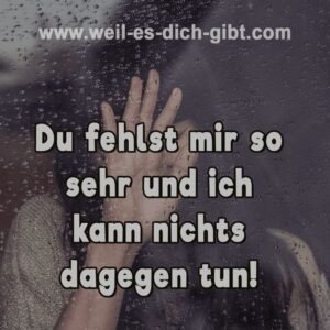 💔 Du fehlst mir so sehr – und ich kann nichts dagegen tun