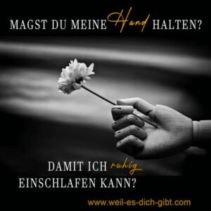Magst du meine Hand halten? – Ein Spruch über Nähe und Geborgenheit