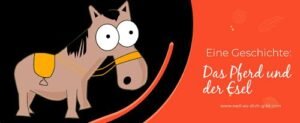 Das Pferd und der Esel – Eine Fabel von Äsop über Verantwortung, Zusammenarbeit und Gerechtigkeit