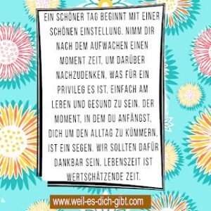 Ein schöner Tag beginnt mit einer schönen Einstellung: Die Macht der morgendlichen Dankbarkeit
