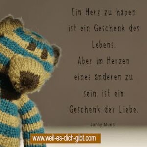 Ein Herz zu haben ist ein Geschenk des Lebens – Liebe, die von Herzen kommt