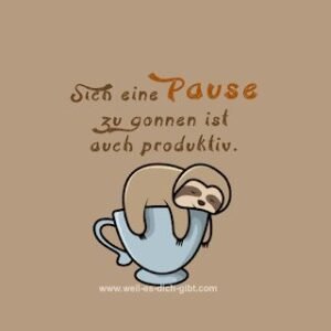 Sich eine Pause zu gönnen ist auch produktiv