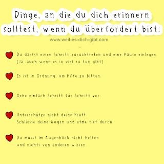 Überfordert? 5 lebensrettende Erinnerungen für stressige Zeiten – Fühlst du dich gerade überwältigt von allem, was auf dich einströmt? Dieser... | Inspiration & Gedanken