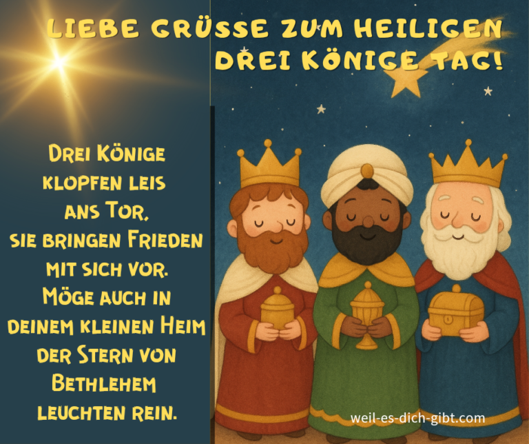 Bild: Drei Könige Klopfen Leis Ans Tor Vom Haustürbesuch Zum Inneren Licht - Weihnachten, Sprüche