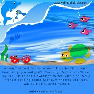 Illustration zum Thema: Was Zum Kuckuck Wasser Geniale Lebensparabel David Foster Wallace Entschlüsselt