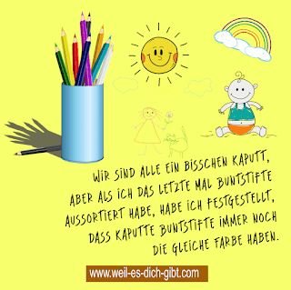 Illustration zum Thema: Kaputte Buntstifte Haben Dieselbe Farbe Dieses Verändert Wie Du Über Deine Narben Denkst