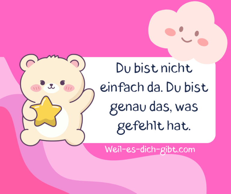 Du Bist Nicht Einfach Da Du Bist Genau Was Gefehlt Hat - anschauliche Darstellung