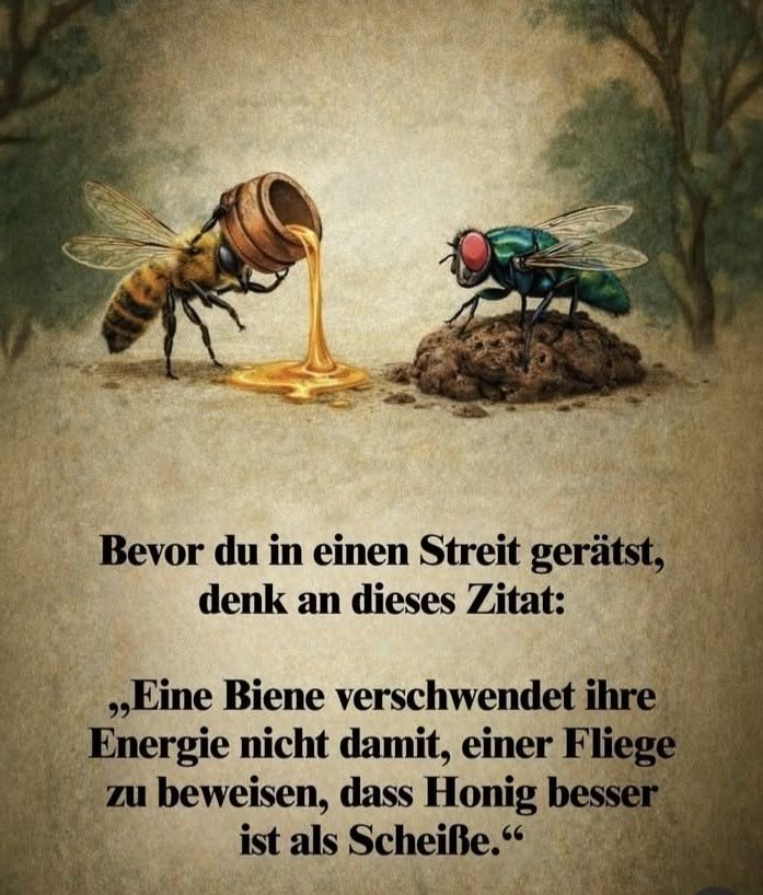 Bild: Streit Vermeiden Zitat Biene Über Kluge Energie - Streit, Versöhnung & Emotionen, Sprüche