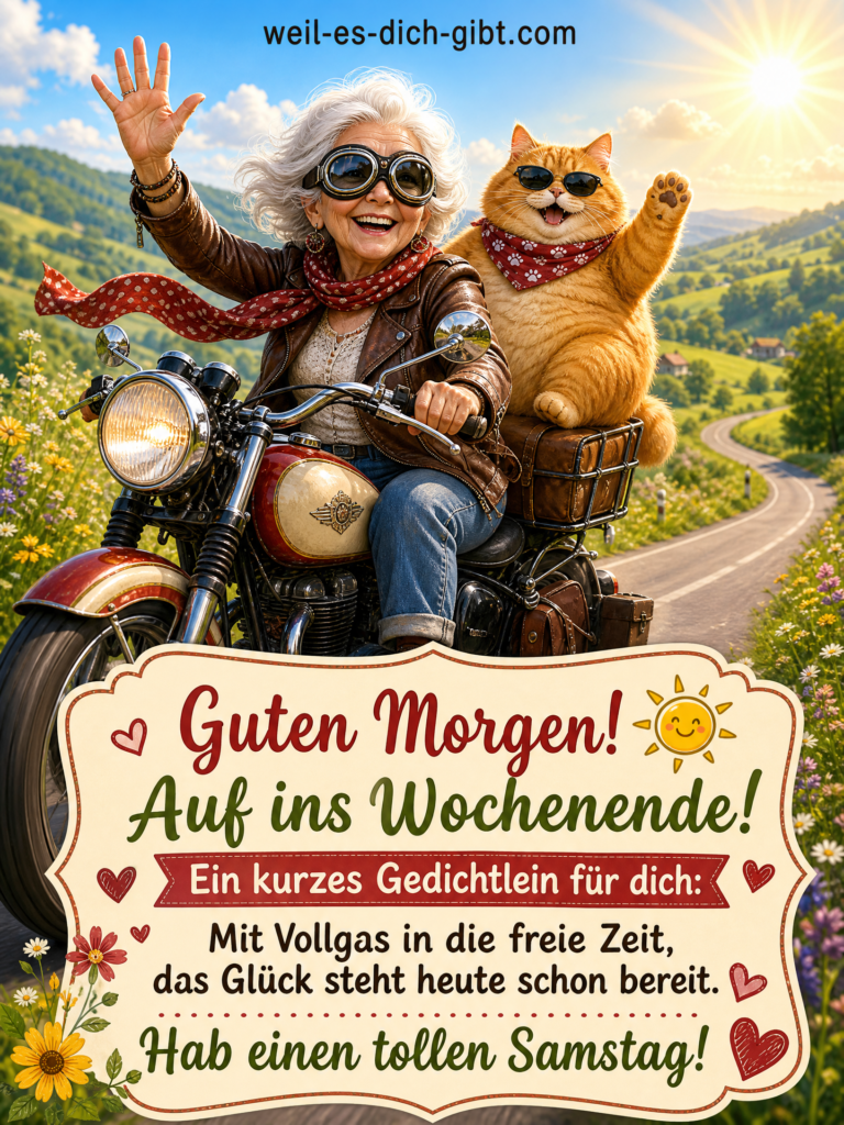 Visualisierung: Guten Morgen Ab Ins Wochenende Zwar Vollgas