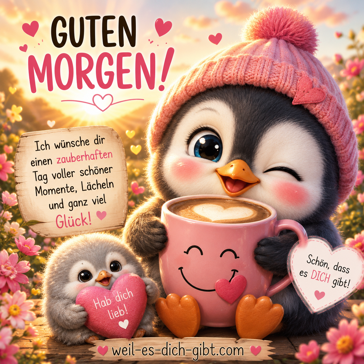 Bild: Guten Morgen Manchmal Reicht Ein Lächeln Um Tag Schöner Machen - Guten Morgen Grüße, Sprüche