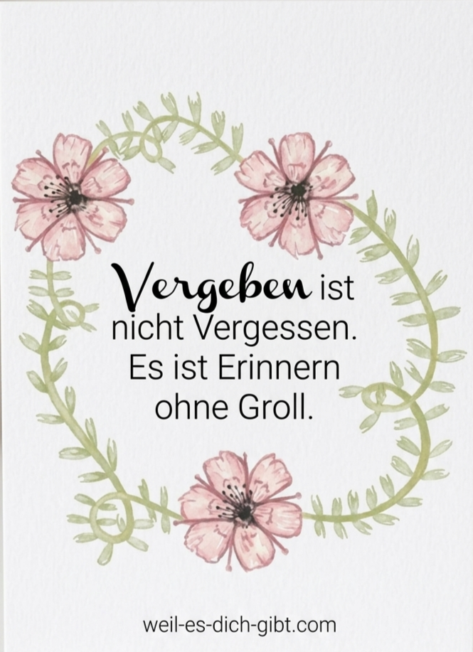 Vergeben Nicht Vergessen Weg Herzen Ohne Groll - anschauliche Darstellung