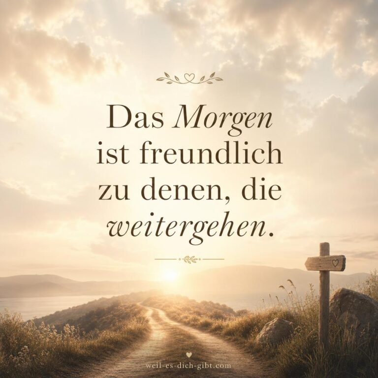 Visualisierung: Morgen Freundlich Denen Weitergehen