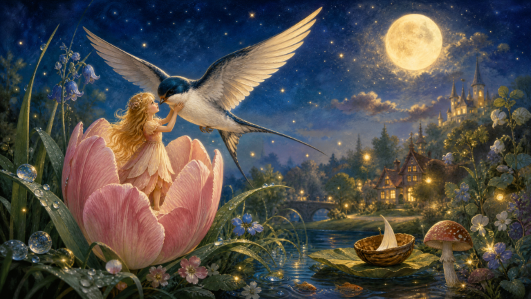 Däumelinchen Märchen Hans Christian Andersen Text Amp Bedeutung - anschauliche Darstellung