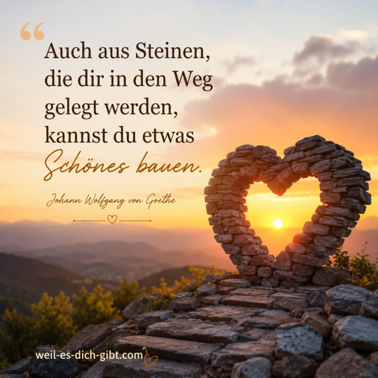 Illustration zum Thema: Auch Steinen Dir Weg Gelegt Kannst Du Etwas Schönes Bauen