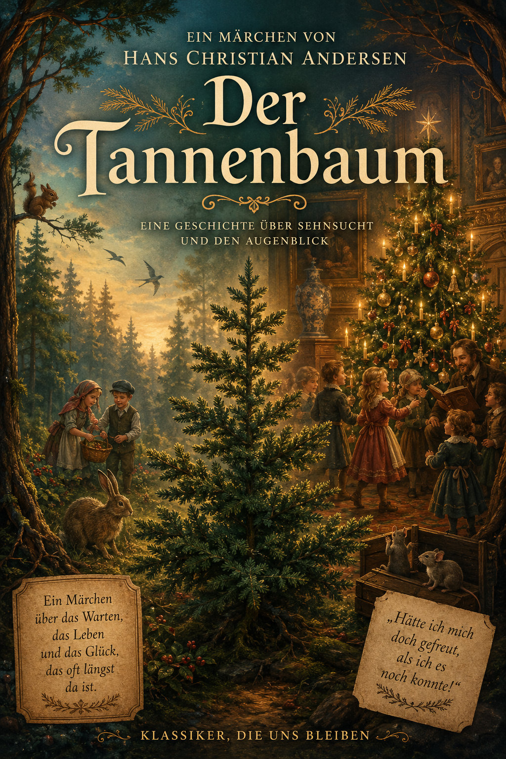 Tannenbaum Ein Märchen Hans Christian Andersen - anschauliche Darstellung