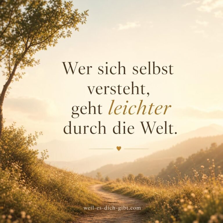 Illustration zum Thema: Wer Sich Selbst Versteht Geht Leichter Durch Welt