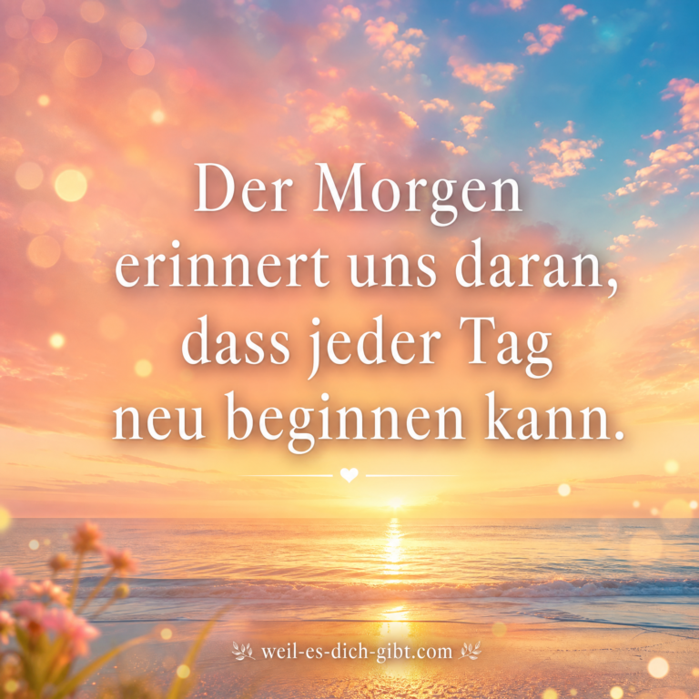 Illustration zum Thema: Morgen Erinnert Uns Daran Jeder Tag Neu Beginnen Kann