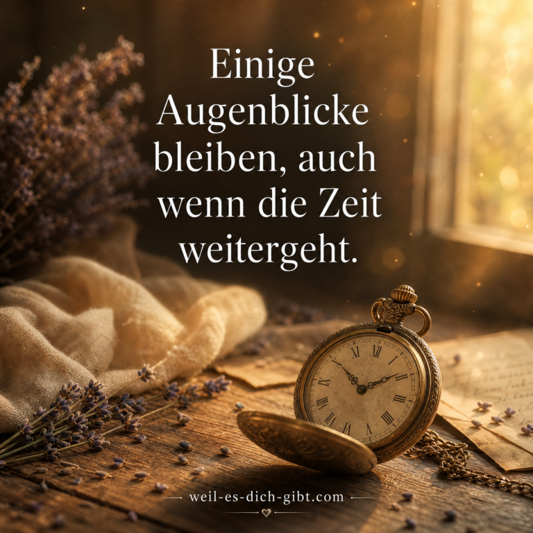 Illustration zum Thema: Einige Augenblicke Bleiben Auch Wenn Zeit Weitergeht