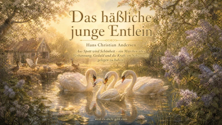 Illustration zum Thema: Häßliche Junge Entlein Märchen Hans Christian Andersen
