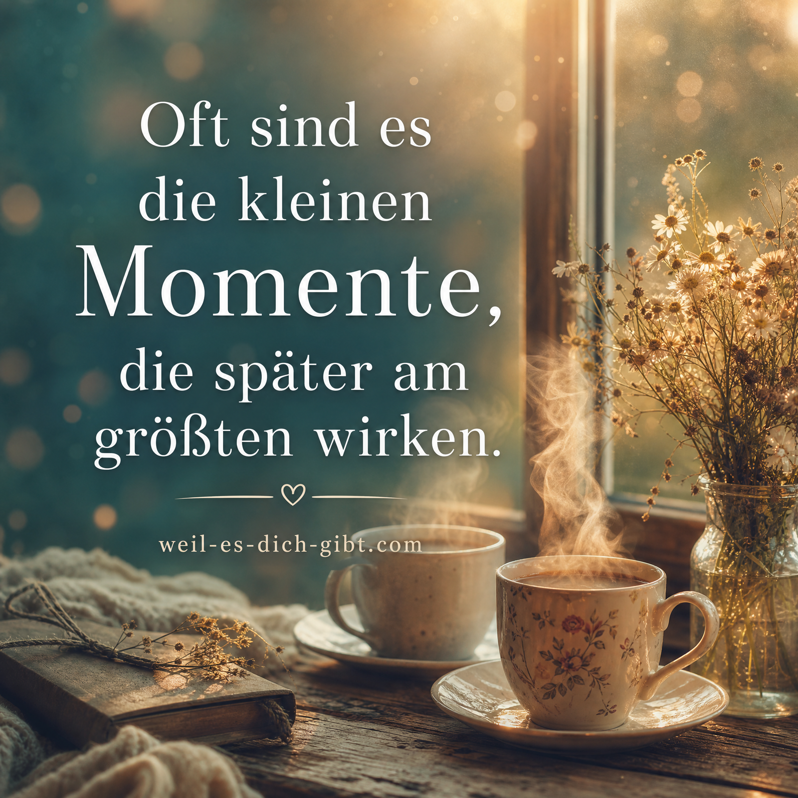Illustration zum Thema: Oft Es Kleinen Momente Später Am Größten Wirken