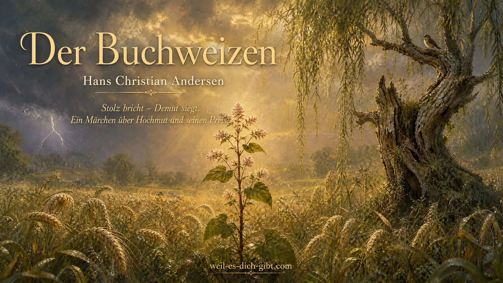 Visualisierung: Buchweizen Märchen Hans Christian Andersen